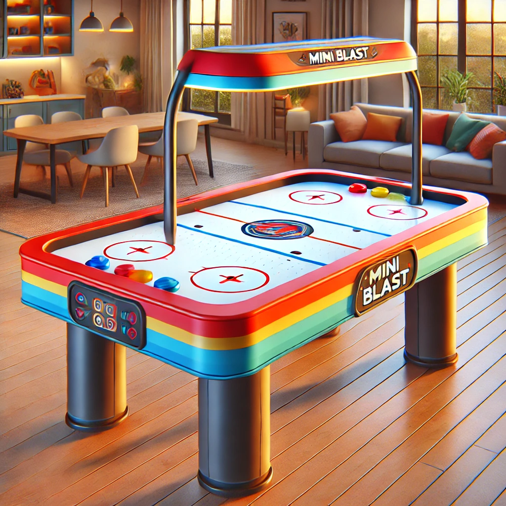 Mini Blast: Mesa de Air Hockey para niños