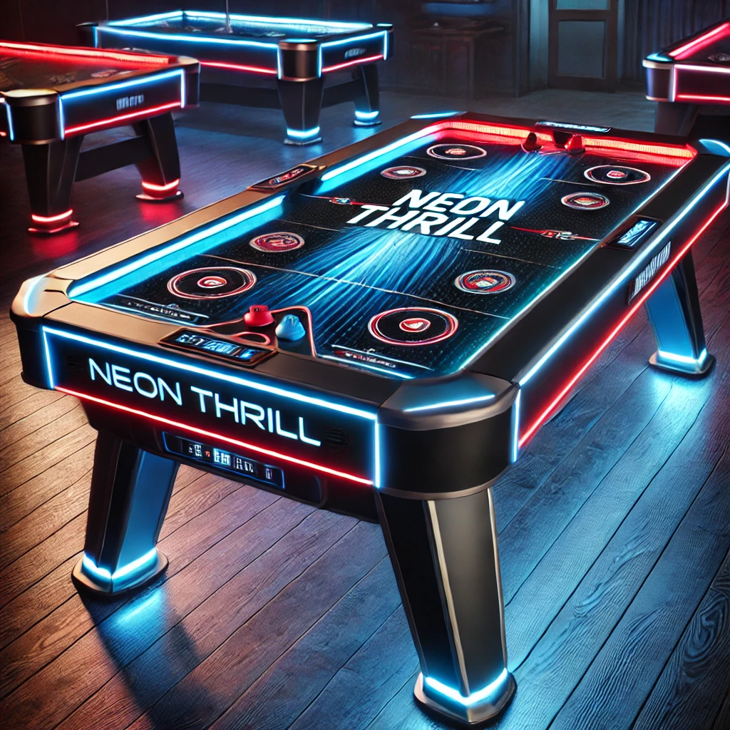 Nombre del producto: Mesa de hockey de aire Neon Thrill